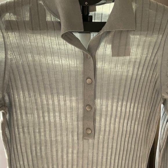 Vince ribbed polo sweater cardigan - Picture 7 of 12